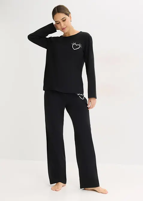 Pyžamo z měkk&eacute; bavlny, bonprix