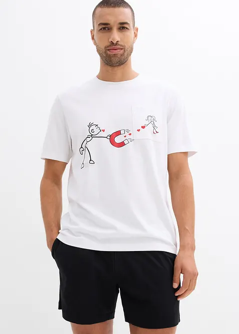 Kr&aacute;tk&eacute; pyžamo z měkk&eacute; bavlny, bonprix