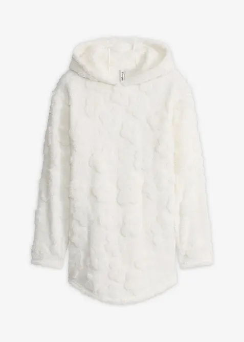 Dlouh&aacute; oversize mikina se srd&iacute;čkov&yacute;m vzorem, bonprix