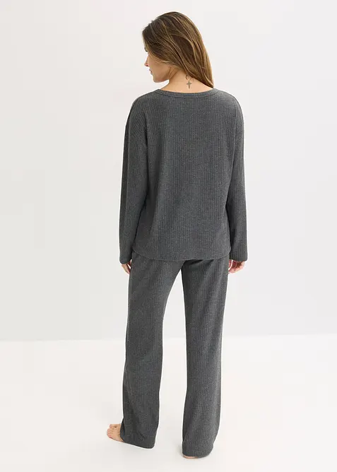 Dom&aacute;c&iacute; souprava z měkk&eacute;ho žebrovan&eacute;ho materi&aacute;lu, bonprix