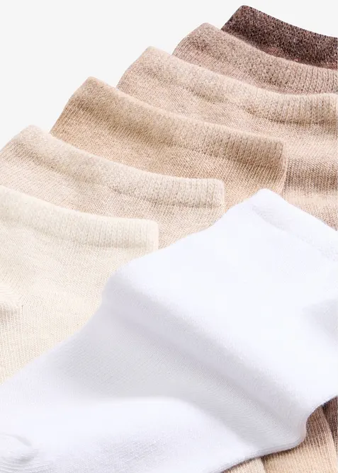 Kotn&iacute;kov&eacute; ponožky s organickou bavlnou (8 p&aacute;rů v balen&iacute;), bonprix