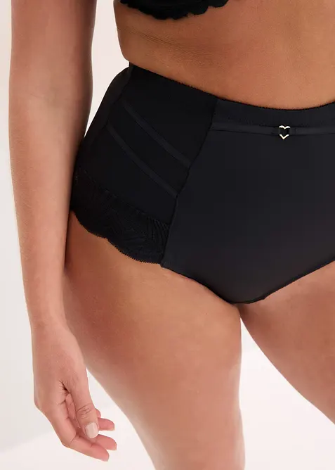 Stahovac&iacute; kalhotky s krajkou, středn&iacute; tvaruj&iacute;c&iacute; efekt, bonprix