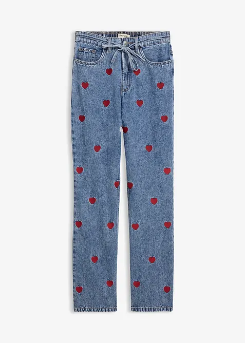 Dž&iacute;ny Loose Straight, High Waist, bonprix