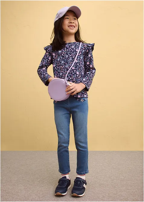 Tričko s dlouh&yacute;m ruk&aacute;vem, z čist&eacute; organick&eacute; bavlny (3 ks v balen&iacute;), bonprix