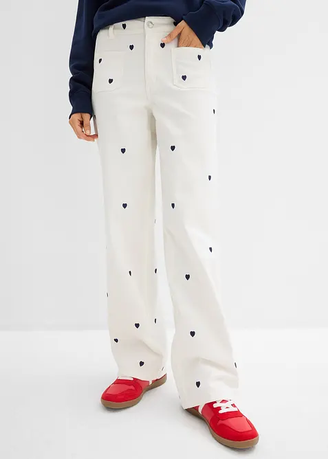 Keprov&eacute; kalhoty s v&yacute;&scaron;ivkou, bonprix