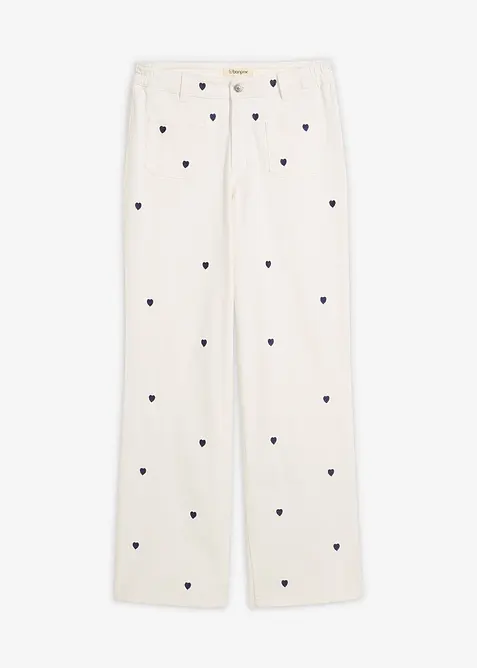 Keprov&eacute; kalhoty s v&yacute;&scaron;ivkou, bonprix