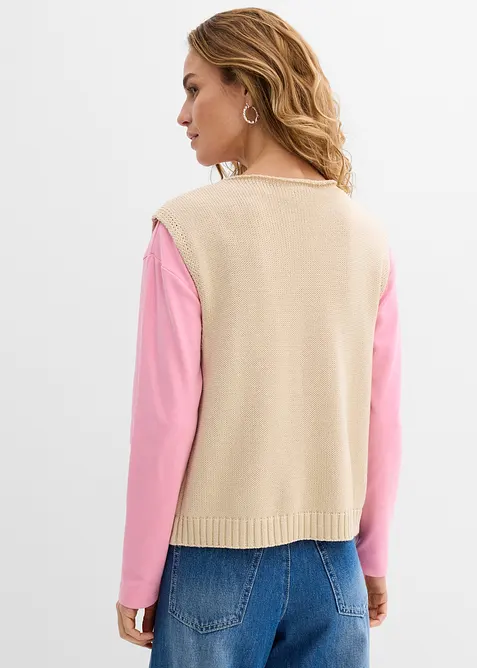 Pleten&aacute; vesta, bonprix