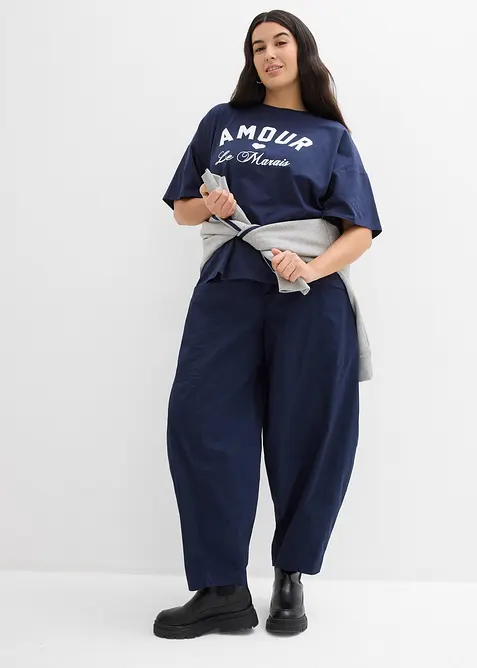 Tričko z elastick&eacute; směsi s organickou bavlnou, bonprix