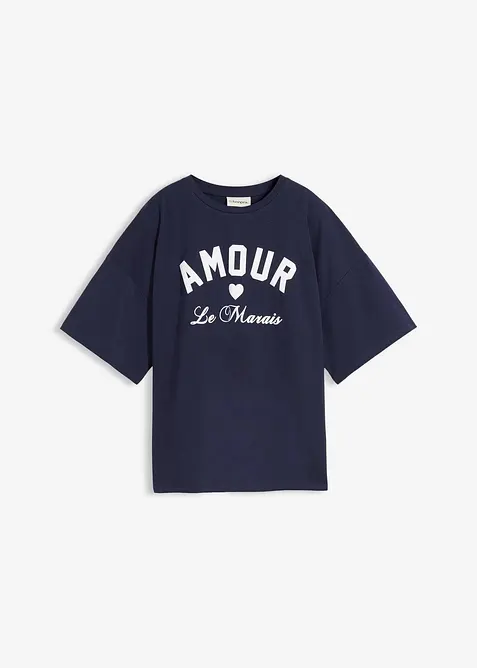 Tričko z elastick&eacute; směsi s organickou bavlnou, bonprix