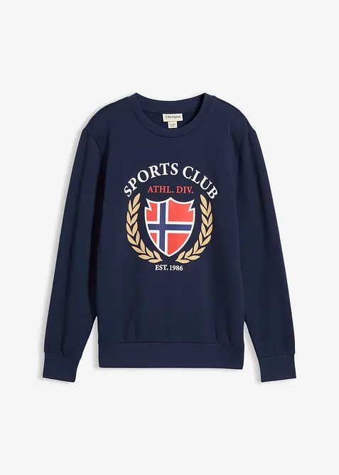 Mikina z čist&eacute; bavlny, bonprix