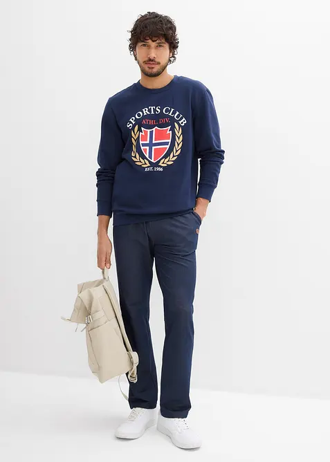 Mikina z čist&eacute; bavlny, bonprix