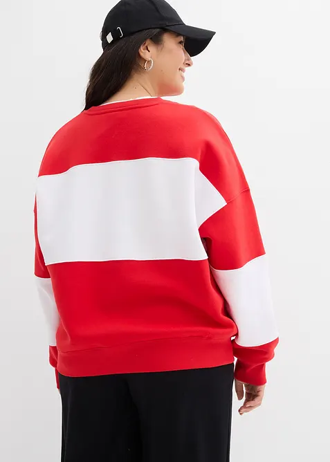 Oversize mikina z měkk&eacute; bavlněn&eacute; směsi, bonprix