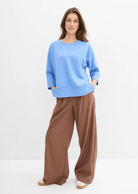 Mikina ze strukturovan&eacute;ho materi&aacute;lu, bonprix