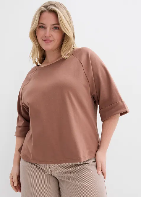 Ragl&aacute;nov&eacute; triko z těžk&eacute; organick&eacute; bavlny, bonprix