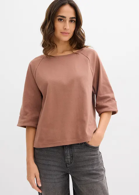 Ragl&aacute;nov&eacute; triko z těžk&eacute; organick&eacute; bavlny, bonprix