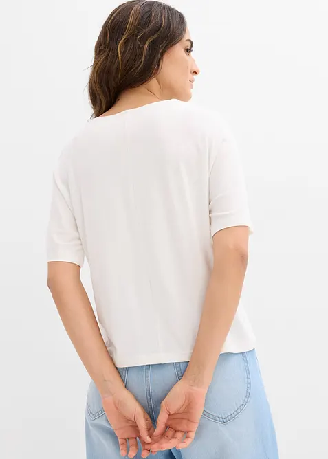 Triko z visk&oacute;zov&eacute; směsi, bonprix