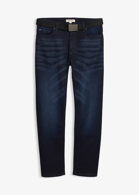 Strečov&eacute; dž&iacute;ny Regular Fit s p&aacute;skem, Straight, bonprix