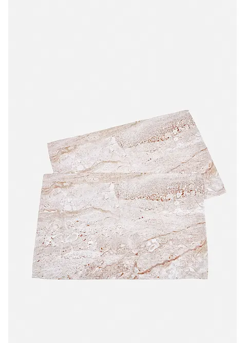 Prost&iacute;r&aacute;n&iacute; s mramorov&yacute;m potiskem (2 ks v balen&iacute;), bonprix