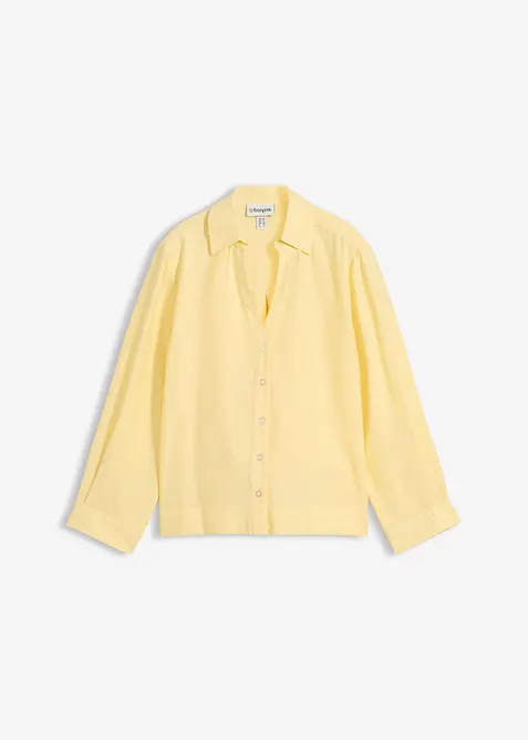 Kr&aacute;tk&aacute; a &scaron;irok&aacute; halenka z visk&oacute;zov&eacute; směsi, bonprix