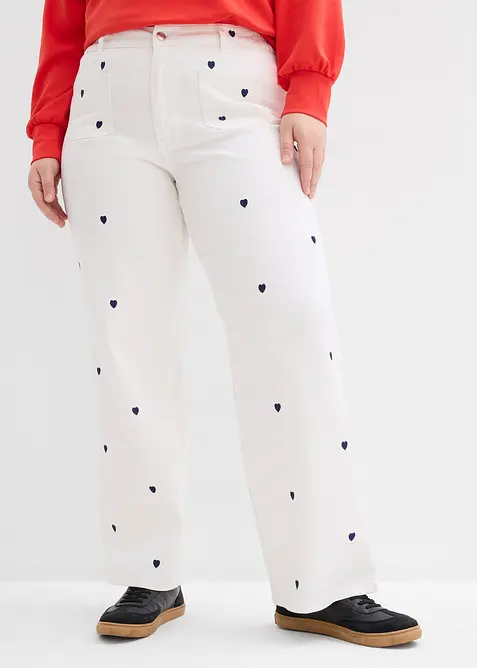 Keprov&eacute; kalhoty s v&yacute;&scaron;ivkou, bonprix