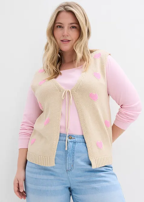 Pleten&aacute; vesta, bonprix