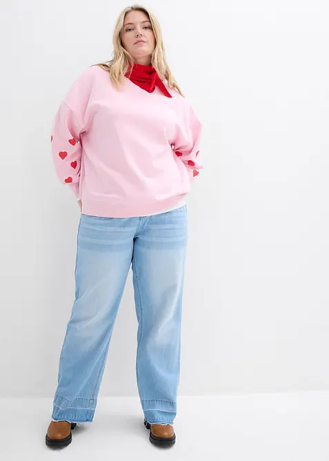 Mikina z bavlněn&eacute; směsi, bonprix