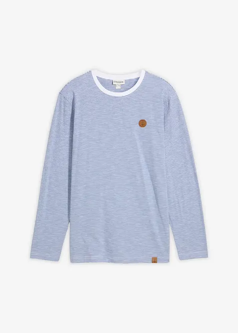 Triko s dlouh&yacute;m ruk&aacute;vem, z čist&eacute; organick&eacute; bavlny, bonprix