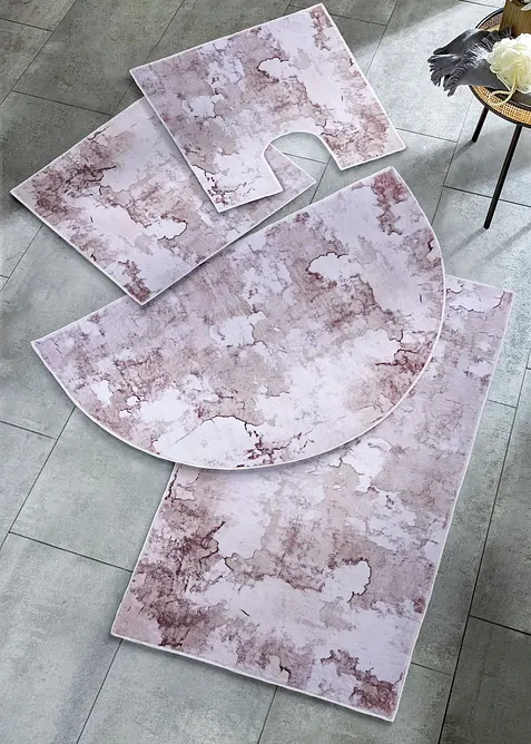 Koupelnov&aacute; předložka s mramorov&yacute;m potiskem, bonprix