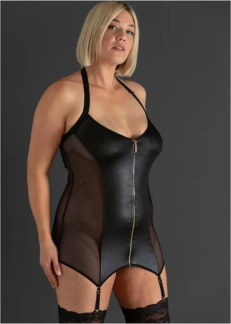 &Scaron;aty s podvazky a zipem, bonprix