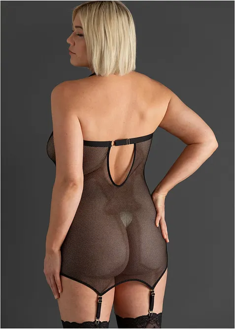 &Scaron;aty s podvazky a zipem, bonprix