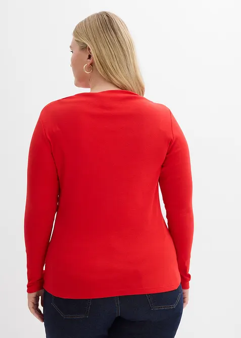 Přil&eacute;hav&eacute; žebrovan&eacute; triko, bonprix