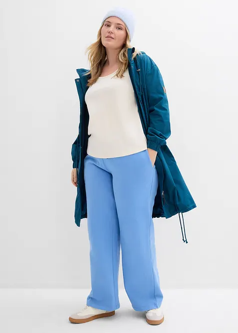 Tričko z těžk&eacute;ho žerzeje z čist&eacute; organick&eacute; bavlny, 3/4 ruk&aacute;v, bonprix