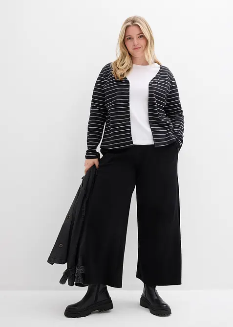 &Uacute;pletov&yacute; kab&aacute;tek z těžk&eacute;ho žerzeje z čist&eacute; organick&eacute; bavlny, bonprix