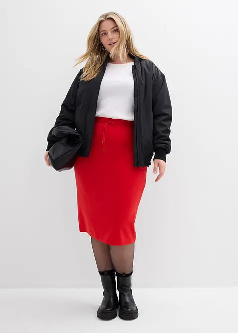 Sukně z tepl&aacute;koviny, bonprix