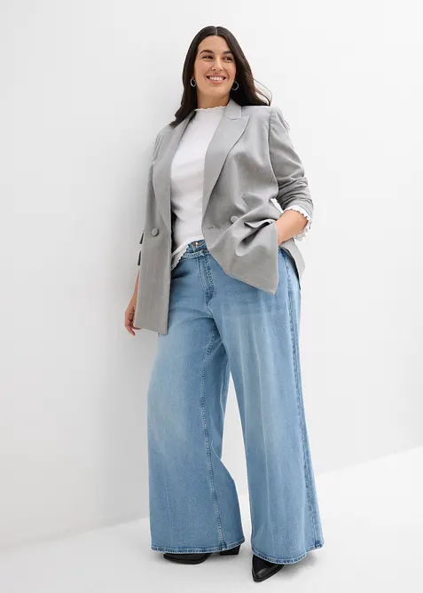 Dž&iacute;ny Wide Leg, Mid Waist, bonprix