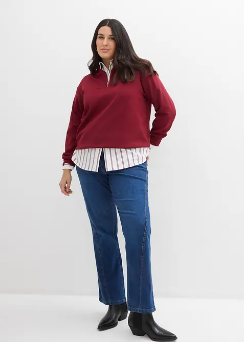 Dž&iacute;ny Bootcut, High Waist, bonprix