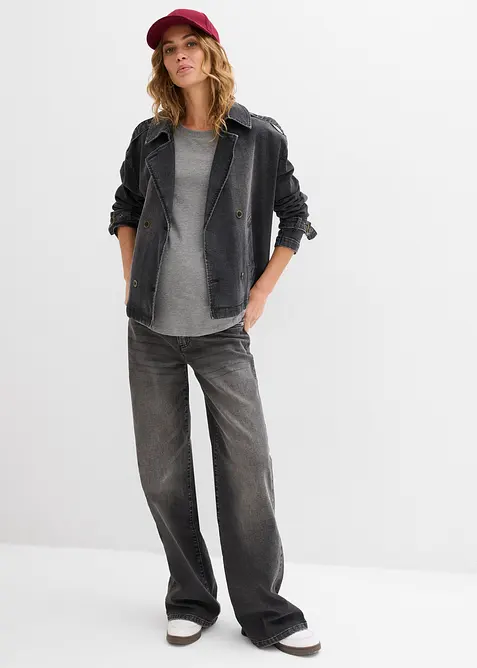 Těhotensk&eacute; triko s diskr&eacute;tn&iacute; &uacute;pravou pro kojen&iacute; a s organickou bavlnou (2 ks v balen&iacute;), bonprix