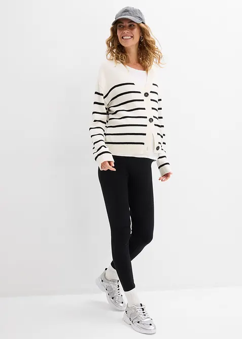 Těhotensk&eacute; leg&iacute;ny z organick&eacute; bavlny (3 ks v balen&iacute;), bonprix