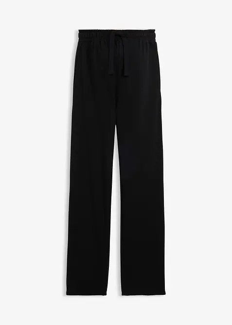 Těhotensk&eacute; kalhoty s nastavitelnou &scaron;&iacute;řkou lemu, z čist&eacute; organick&eacute; bavlny, bonprix