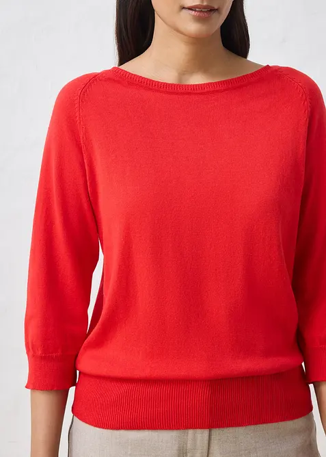 Svetr s pod&iacute;lem hedv&aacute;b&iacute;, bonprix