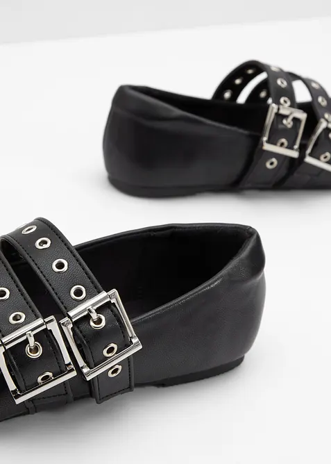 Baler&iacute;ny Mary Jane s polstrovanou st&eacute;lkou, bonprix