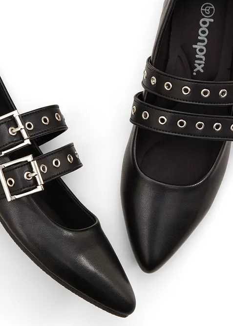 Baler&iacute;ny Mary Jane s polstrovanou st&eacute;lkou, bonprix