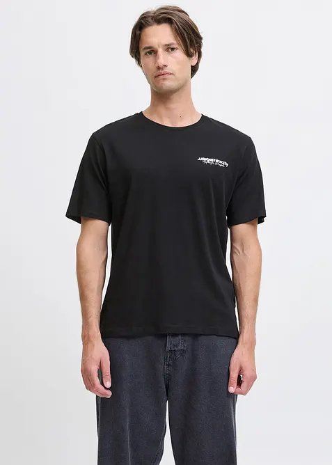 Tričko JJ REBEL z čist&eacute; bavlny, Loose Fit, JJ REBEL