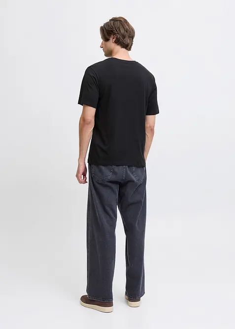 Tričko JJ REBEL z čist&eacute; bavlny, Loose Fit, JJ REBEL