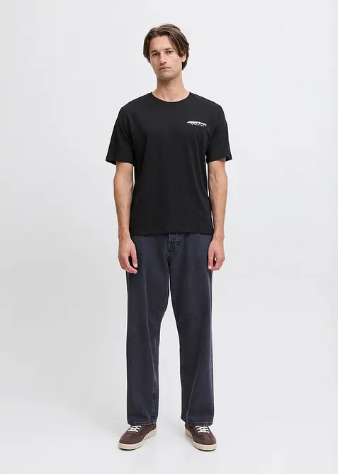 Tričko JJ REBEL z čist&eacute; bavlny, Loose Fit, JJ REBEL