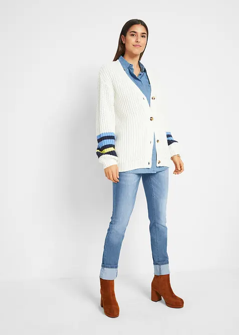 Strečov&eacute; dž&iacute;ny Skinny, Mid Waist, bonprix