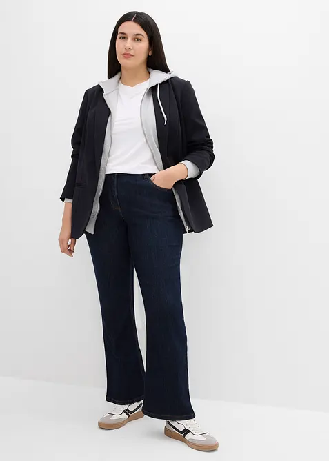 Strečov&eacute; dž&iacute;ny Bootcut, Mid Waist, bonprix