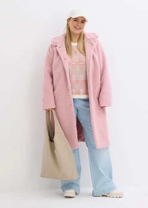 Ply&scaron;ov&yacute; kab&aacute;t s kapuc&iacute; a kapsami, bonprix