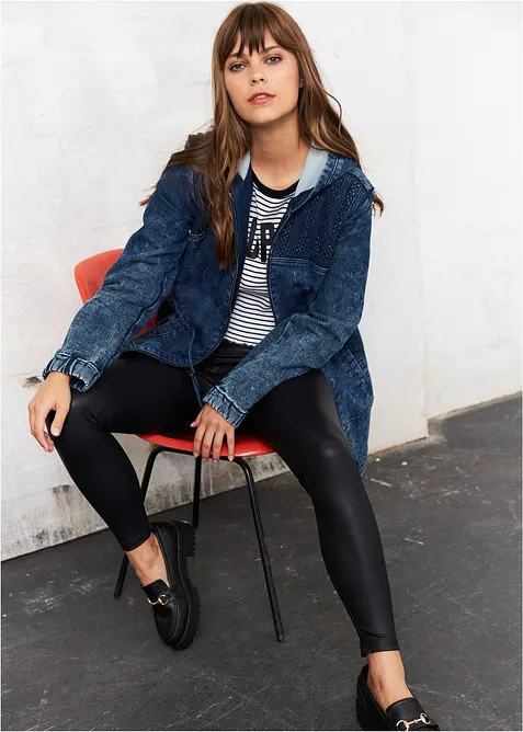 Lehk&aacute; dž&iacute;nov&aacute; parka, bonprix