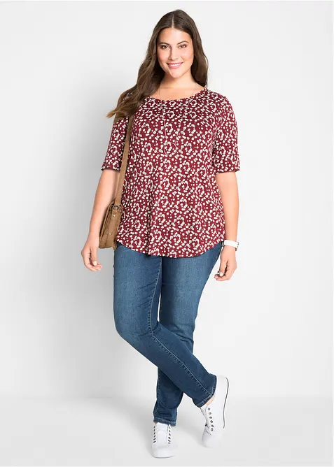 Strečov&eacute; dž&iacute;ny Boyfriend, Mid Waist, bonprix